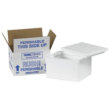 Bsc Preferred 6 x 4-1/2 x 3'' Insulated Shipping Kits, 24PK BUY00026834